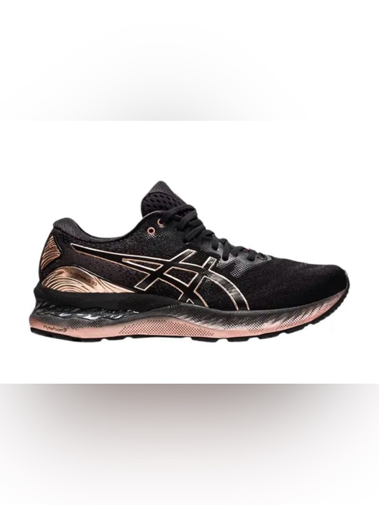Asics Shoes - Asics Gel Nimbus 23 Platinum Black/Rose gold  8.5 with box
